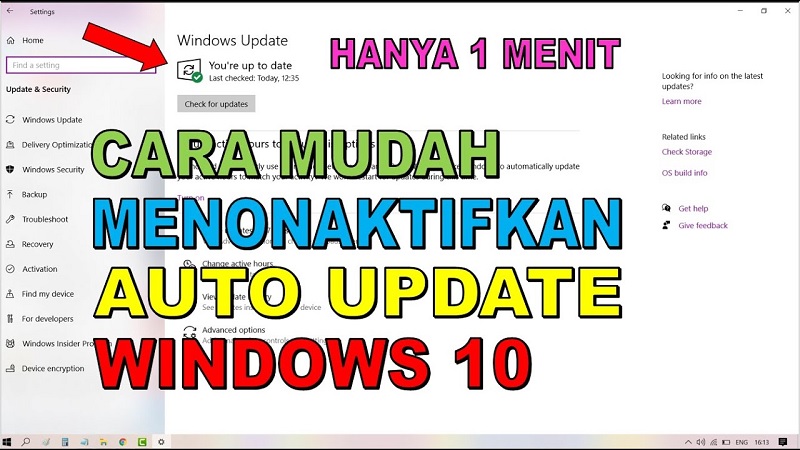 Cara Menonaktifkan Update Windows 10 Sementara dan Permanen