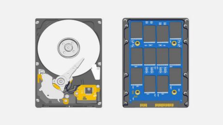 Performa dan Harga SSD Vs. HDD (Sumber: Intel)